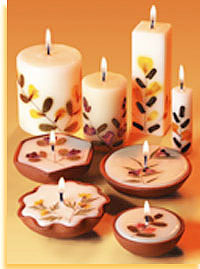 Create Beautiful Dried Flower Candles